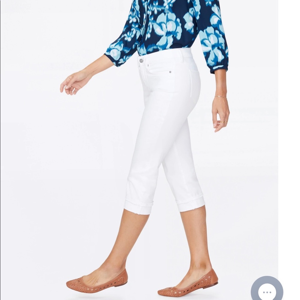 NYDJ Marilyn Straight Crop Cuff Jeans - Picture 3 of 14